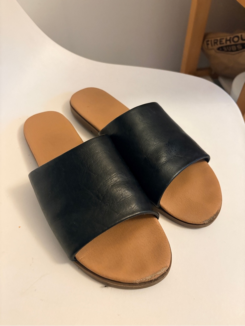 Classic Black Slide Sandals for Women